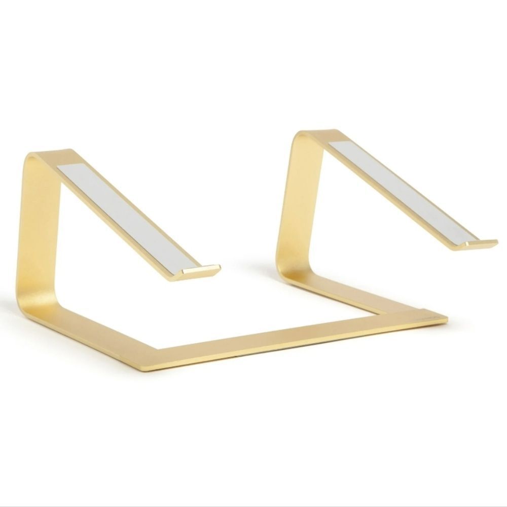 UBrands Adjustable Laptop Riser Stand- Gold Metal